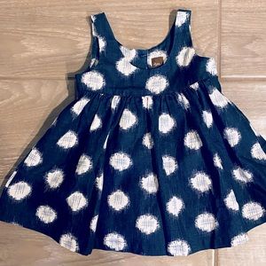 Tea Collection Navy Blue & White Dress
